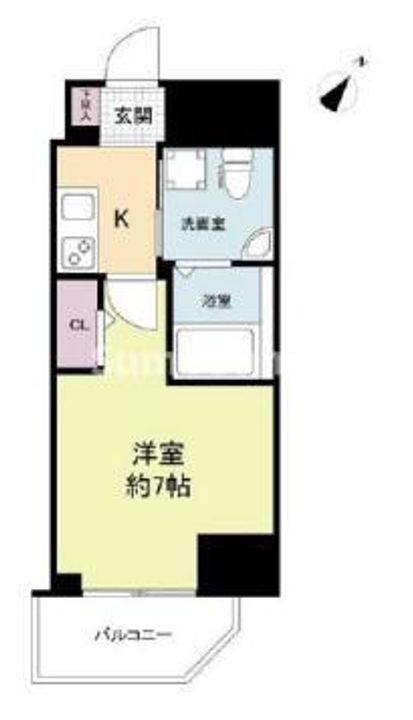 兵庫県神戸市中央区海岸通4丁目(マンション)の賃貸物件の間取り