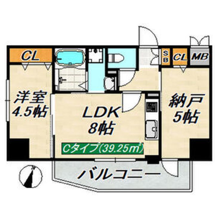 SDグランツ新神戸ステーションフロントの間取り