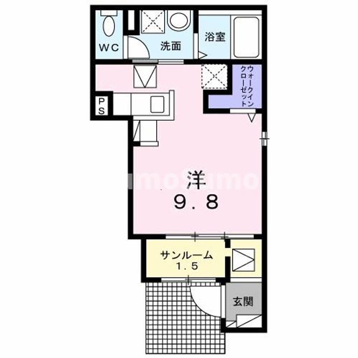 兵庫県神戸市須磨区磯馴町4丁目(アパート)の賃貸物件の間取り