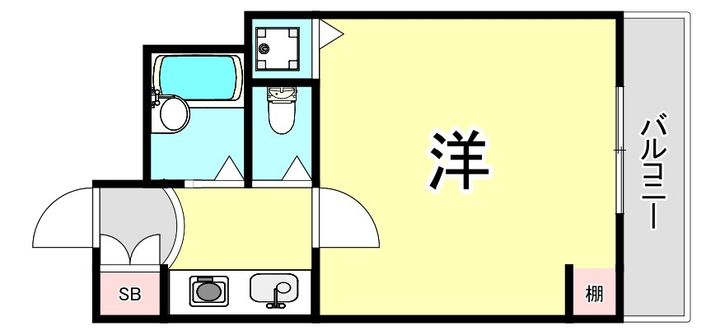 サンロイヤル西宮の間取り