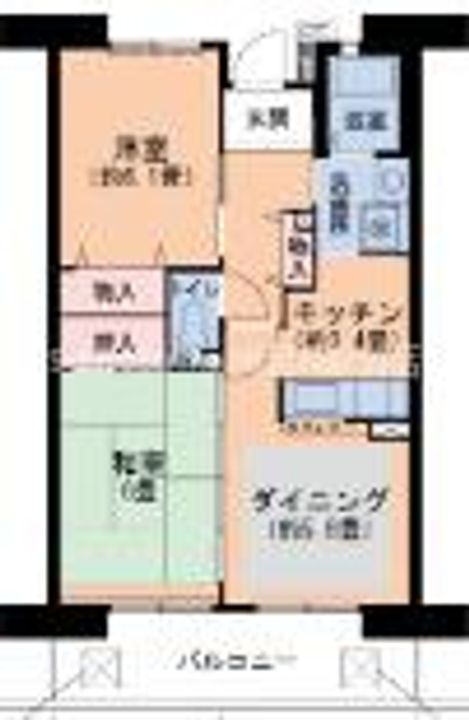 兵庫県尼崎市武庫豊町2丁目(アパート)の賃貸物件の間取り