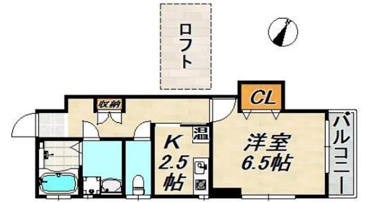 アグローリ駒ヶ林の間取り