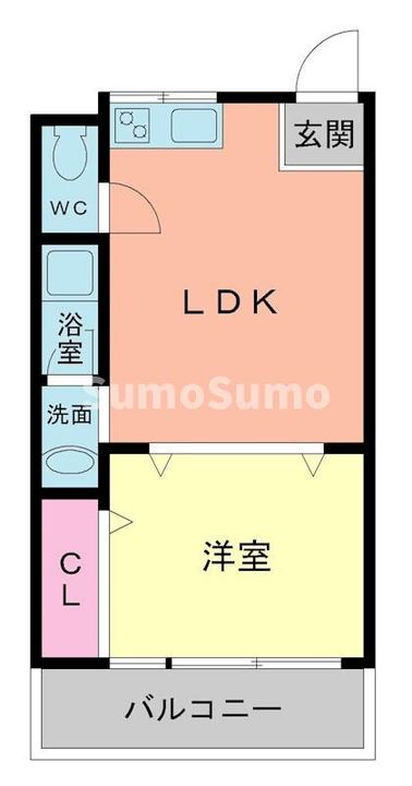 シャトル ヨネの間取り