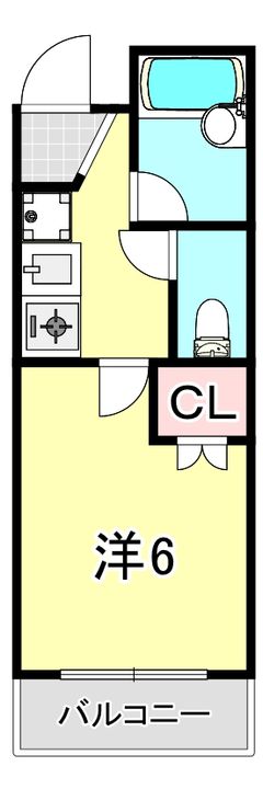 兵庫県神戸市東灘区岡本3丁目(マンション)の賃貸物件の間取り