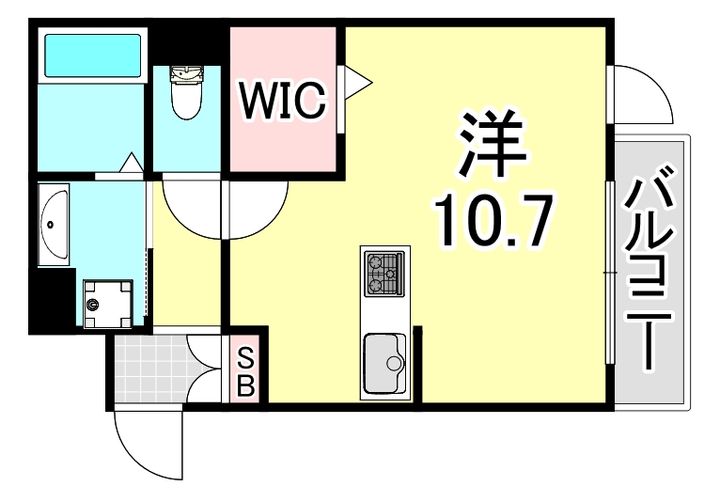 兵庫県神戸市垂水区陸ノ町(アパート)の賃貸物件の間取り