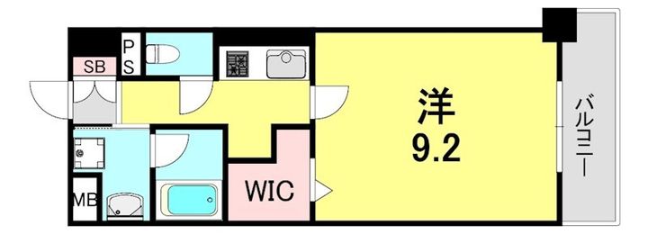 兵庫県神戸市長田区東尻池町2丁目(マンション)の賃貸物件の間取り