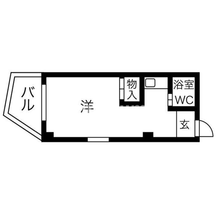シャトー第9神戸の間取り