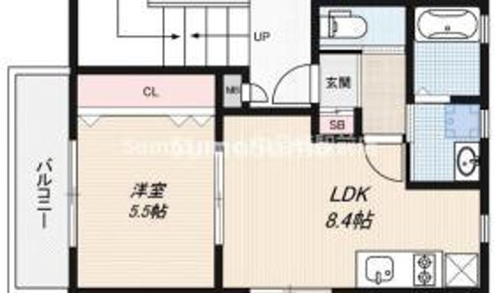 兵庫県尼崎市西本町北通5丁目(アパート)の賃貸物件の間取り