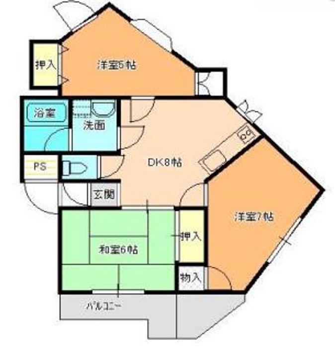 プチ武庫之荘パートⅡの間取り