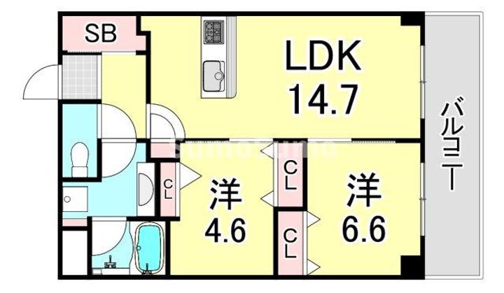 CASA MADONNA Ⅶの間取り