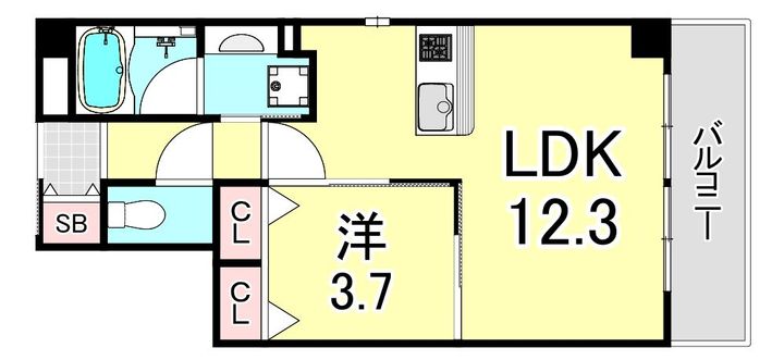 CASA MADONNA Ⅶの間取り