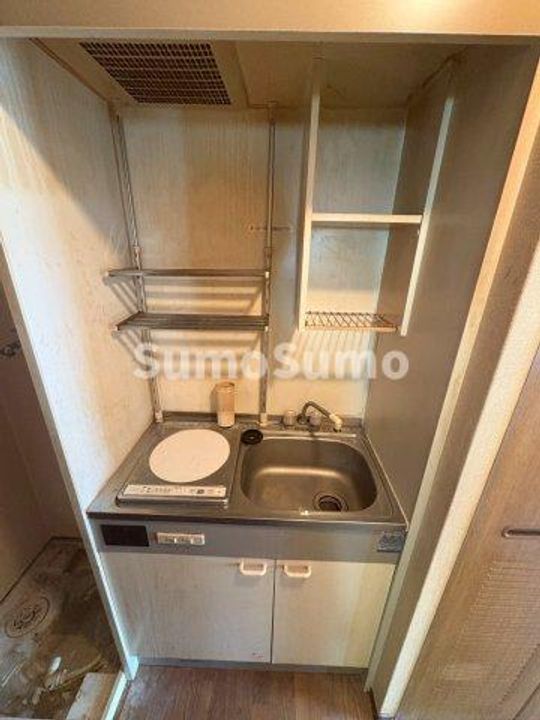 兵庫県神戸市長田区二番町4丁目(マンション)の賃貸物件のキッチン