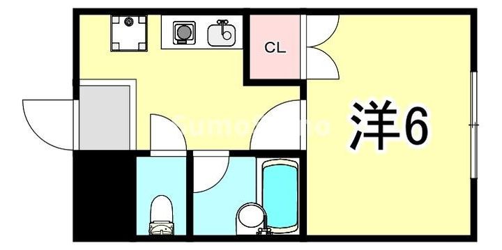 兵庫県西宮市下大市西町(アパート)の賃貸物件の間取り