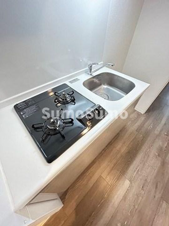 兵庫県尼崎市昭和通5丁目(マンション)の賃貸物件のキッチン
