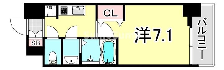兵庫県尼崎市昭和通5丁目(マンション)の賃貸物件の間取り