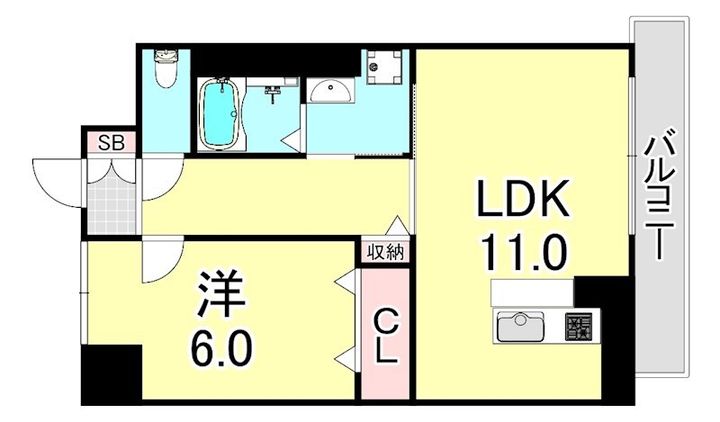 兵庫県神戸市垂水区西舞子7丁目(マンション)の賃貸物件の間取り