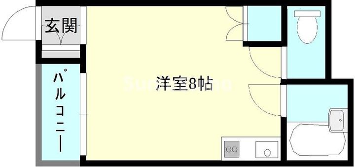 キューブ武庫川Ⅰの間取り