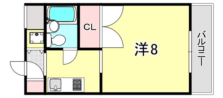 パラツィーナ甲子園口Ⅰの間取り