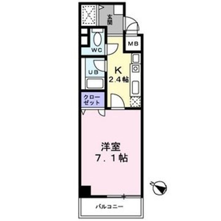 兵庫県神戸市長田区腕塚町4丁目(マンション)の賃貸物件の間取り