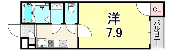 兵庫県尼崎市潮江2丁目(アパート)の賃貸物件の間取り