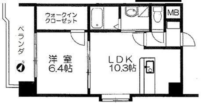 ベルパークⅡの間取り