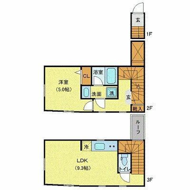 プライベートプレイス広尾の間取り