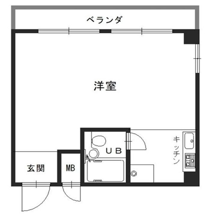 兵庫県神戸市中央区元町通6丁目(マンション)の賃貸物件の間取り