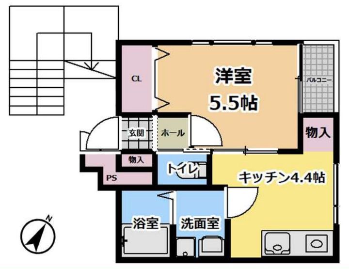 アリビア大観町の間取り