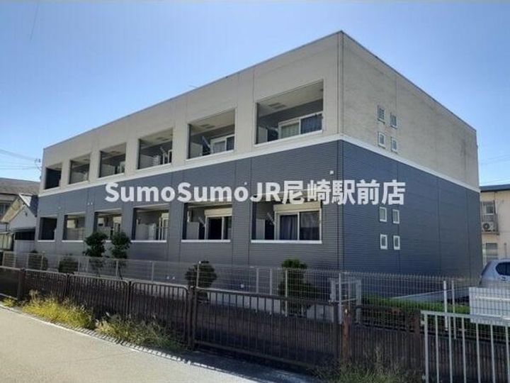兵庫県尼崎市田能2丁目(アパート)の賃貸物件の外観