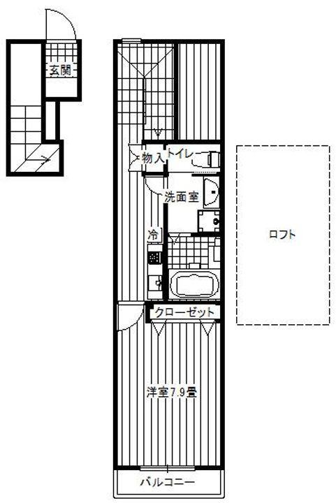 ヴィアーノ神戸上筒井通WESTの間取り