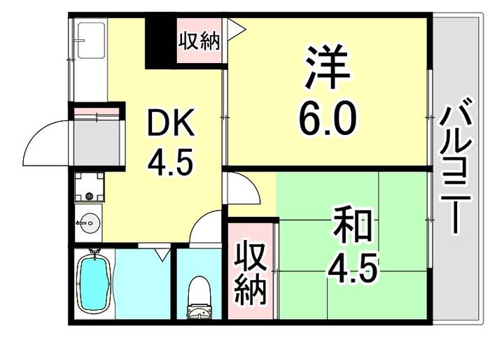サニーヒルⅡの間取り