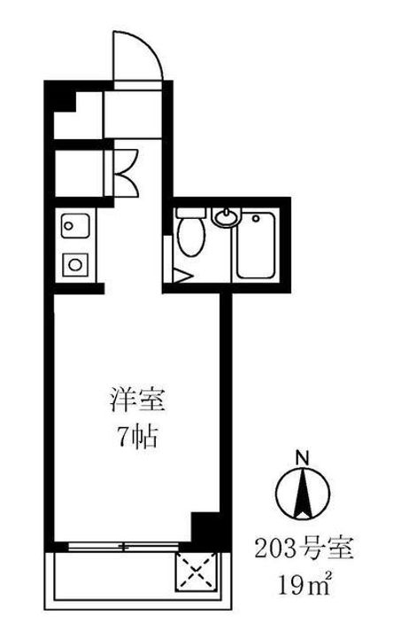 カーサフジイの間取り