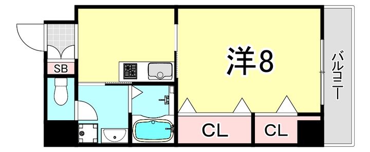 ドミール甲子園Ⅲの間取り