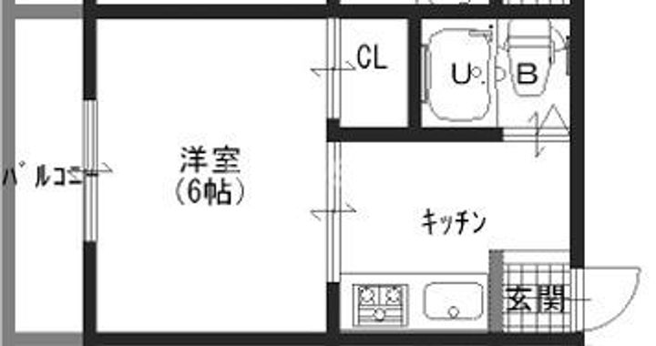 大阪府大阪市西区新町3丁目(マンション)の賃貸物件の間取り