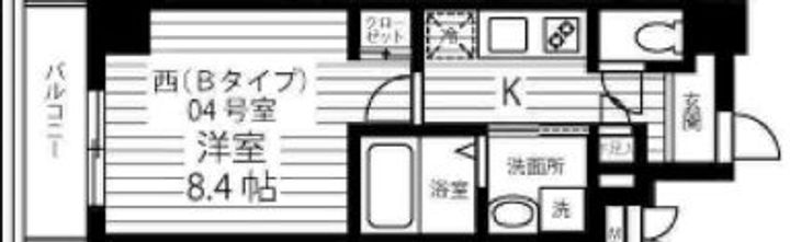 兵庫県神戸市東灘区岡本3丁目(マンション)の賃貸物件の間取り