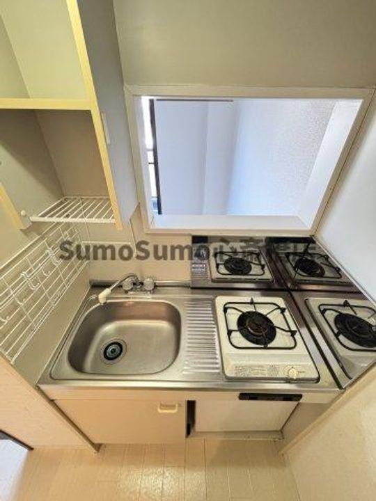 大阪府大阪市中央区瓦屋町3丁目(マンション)の賃貸物件のキッチン