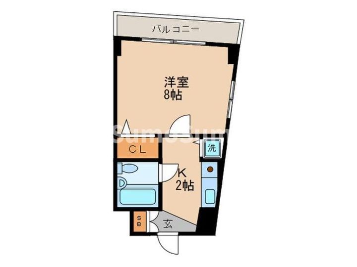 兵庫県神戸市灘区篠原中町3丁目(マンション)の賃貸物件の間取り