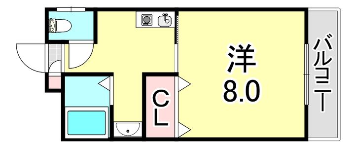 ファインコート学園西の間取り