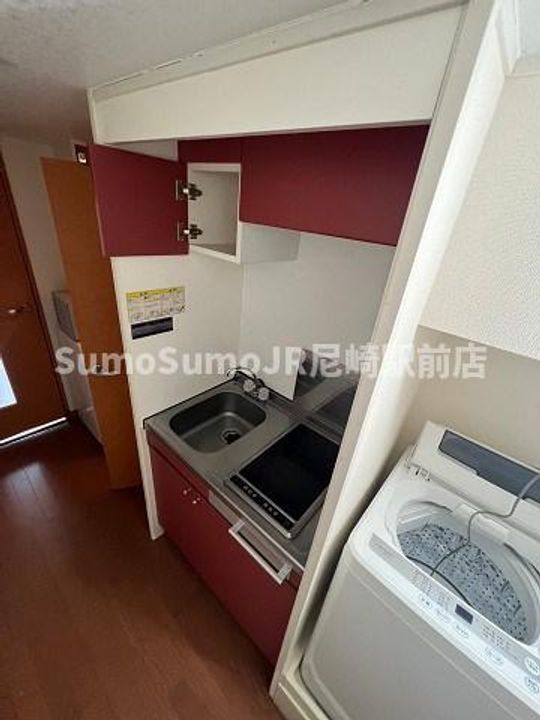 兵庫県尼崎市猪名寺1丁目(アパート)の賃貸物件のキッチン