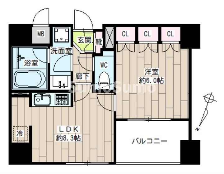 ルジェンテ目黒の間取り