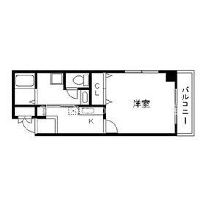 兵庫県尼崎市開明町2丁目(マンション)の賃貸物件の間取り