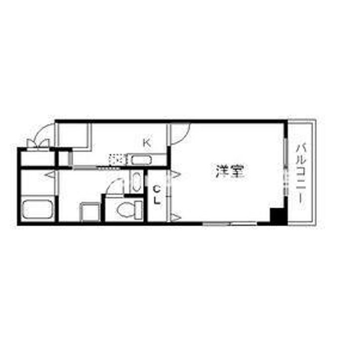 兵庫県尼崎市開明町2丁目(マンション)の賃貸物件の間取り