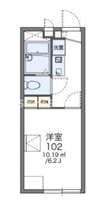 兵庫県尼崎市西難波町4丁目(アパート)の賃貸物件の間取り