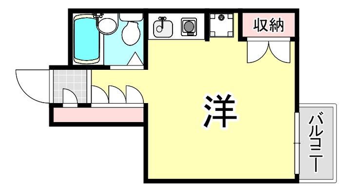 兵庫県尼崎市水堂町2丁目(マンション)の賃貸物件の間取り
