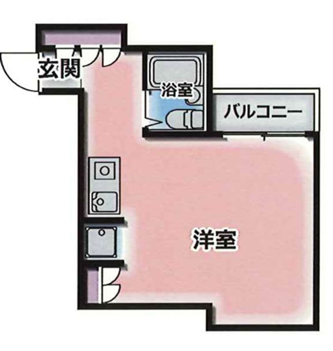 兵庫県尼崎市水堂町2丁目(マンション)の賃貸物件の間取り