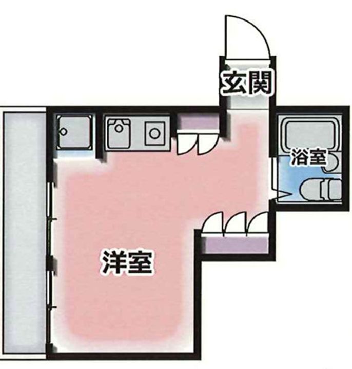 兵庫県尼崎市水堂町2丁目(マンション)の賃貸物件の間取り