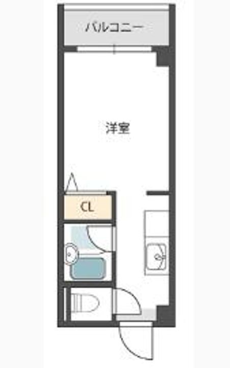 大阪府大阪市浪速区戎本町1丁目(マンション)の賃貸物件の間取り
