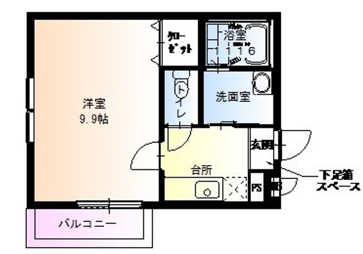 フジパレス塚口東Ⅲ番館の間取り