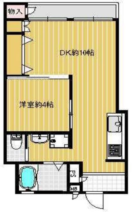 湊川センタービルB棟の間取り