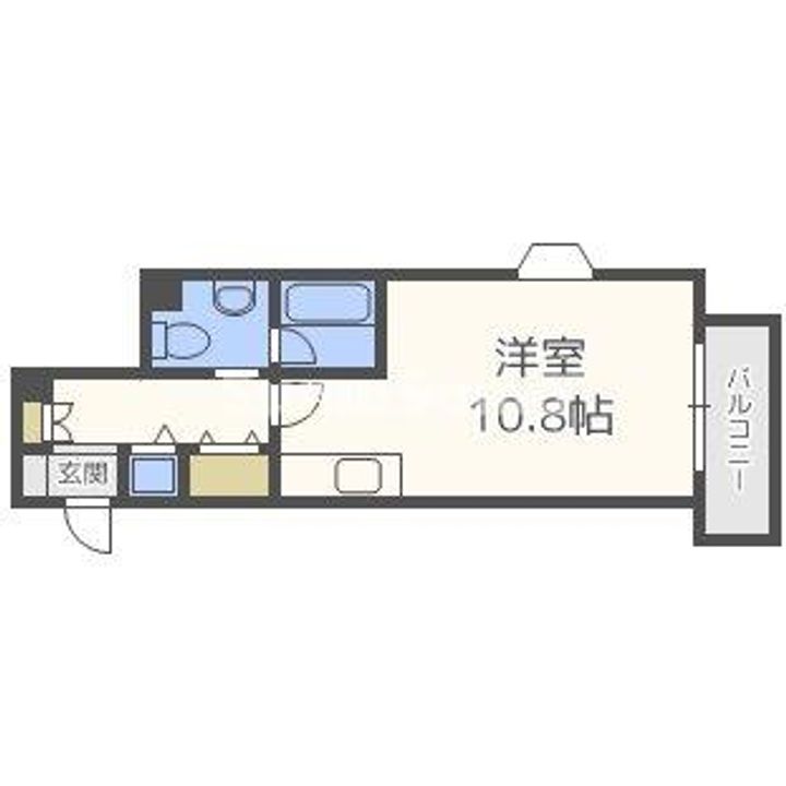 大阪府大阪市西区江戸堀1丁目(マンション)の賃貸物件の間取り